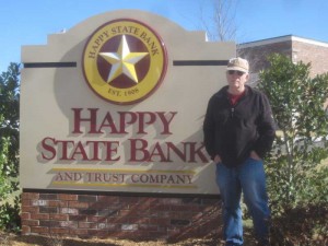 Happy State Bank Sign