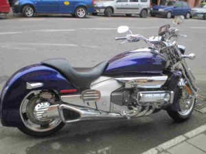 Romanian Honda Motorcycle
